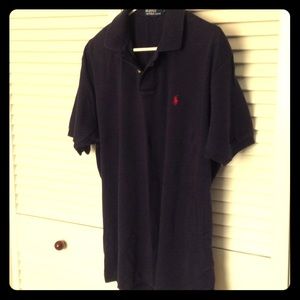 Men's Polo by Ralph Lauren- navy blue